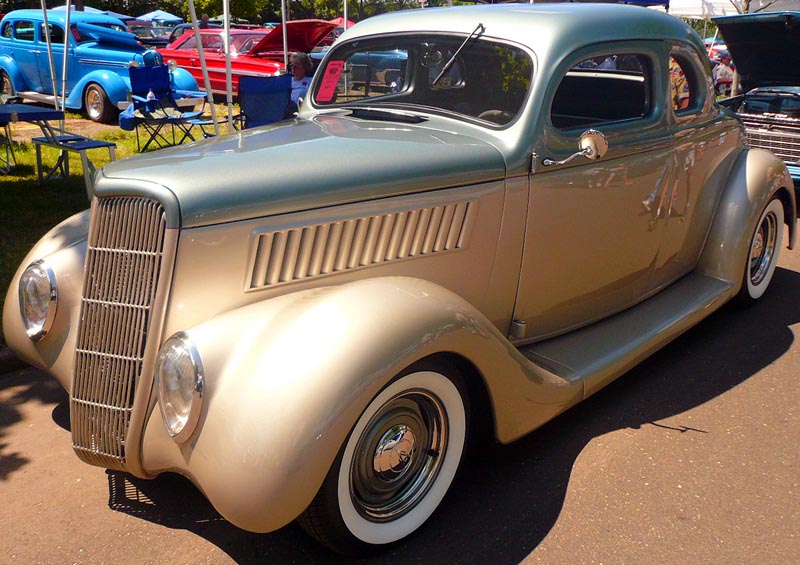 35 Ford Chopped 5W Coupe Custom